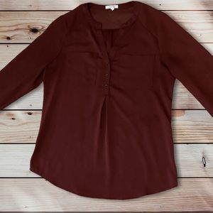 Maurices Red Blouse